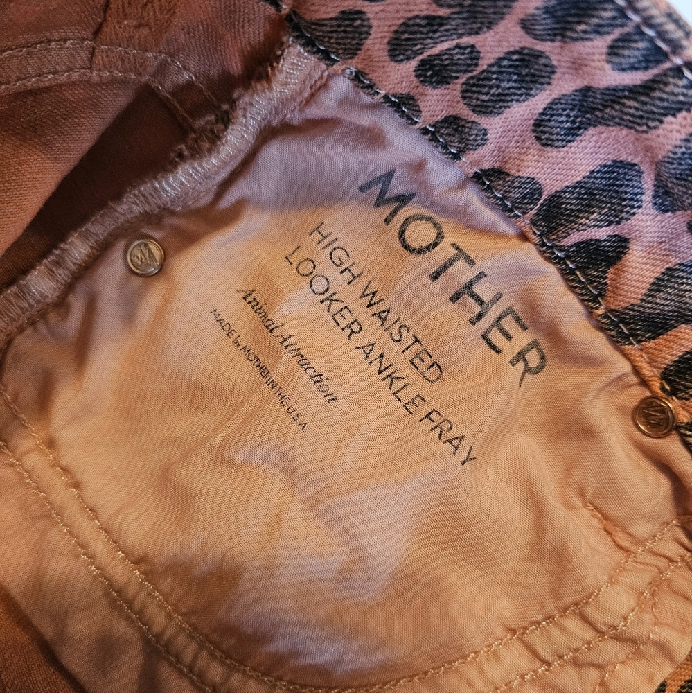 Mother Jeans - high waisted ankle fray - Animal Attraction 26